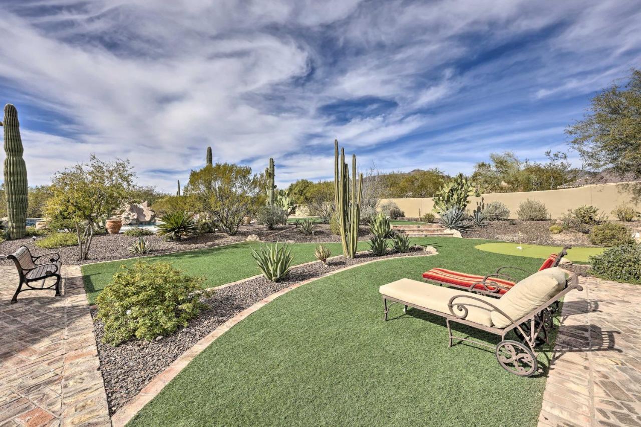 Cave Creek Oasis With Putting Green, Spa And Mtn View! Экстерьер фото